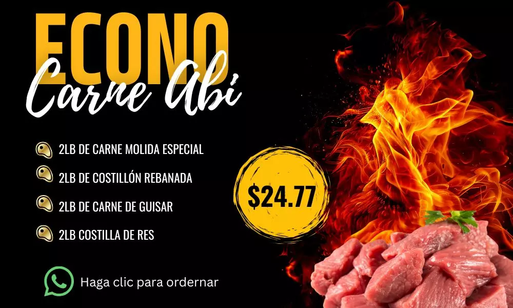 Combo Econo Carne Abi – Oferta de carnes variadas en Panamá | Grupo Celineth Combo Econo Carne Abi con carne molida especial, costillón, carne de guisar y costilla de res – Oferta de carnes en Panamá grupo Celineth